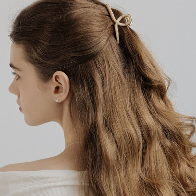 

HAS HTY035 Dot pop mini hair clip black