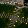 Solar Lawn Light Buried Light Garden Decoration Dog Paws Light Outdoor Waterproof Garden Courtyard Landscape Pathway Solar Light