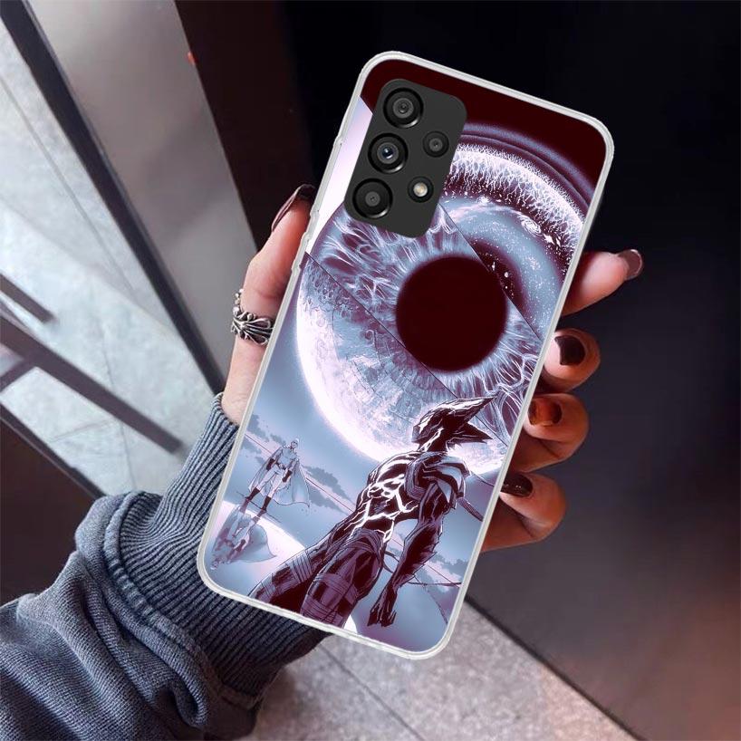 One P-Punch-Man Garou Phone Case For Samsung Galaxy A17 A57 A37 A16 A26 A36 A56 A15 A25 A35 A55 A14 A13 A54 A53 A34 A24 A33 A23