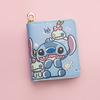 Cartoon Cartoon Pu Wallet Student Short Zipper Bag Change Bag ID Bag Card Bag