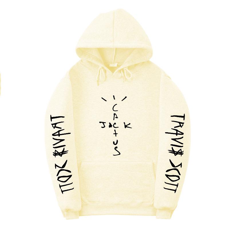 Trendy mikina Travis Scott Street Style s horkotiskovým designem