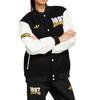 adidas Jaqueta Vrct Juve Unitefit Confortável Macia Versátil Casaco de Algodão de Manga Comprida Jaquetas Femininas Preto JF0451