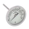 BBQ Grill Thermometer 304 Stainless Steel 100 To 500 Fahrenheit  3.3 Inch Glow Dial Barbecue Temperature Gauge for