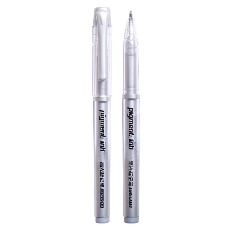 Highlighter Gelstift 1mm Feiner Liner Stift Kunst Zeichenstift Weiß Silber oder Golden Für Künstler Anfänger Student Kunst Zeichnung