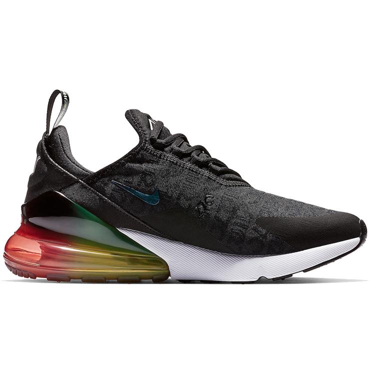 New Nike Air Max 270 Black Laser Orange Ember Glow AQ9164-003