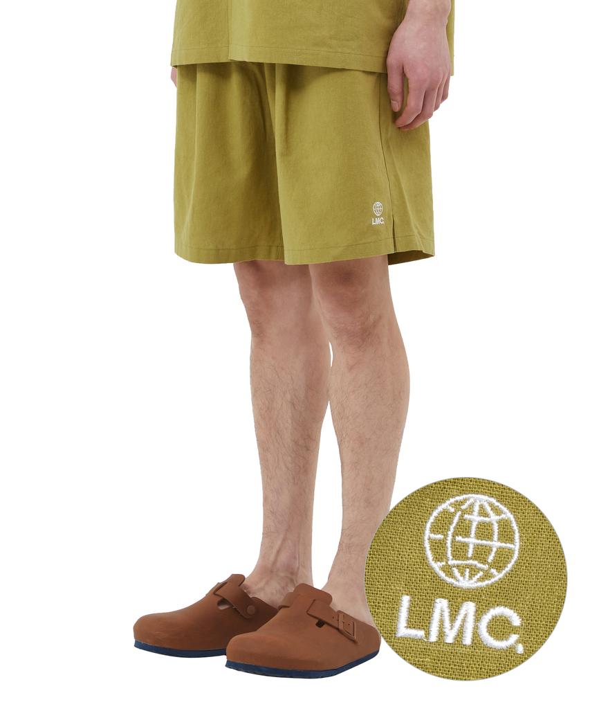 LMC Globe Linen Shorts Olive