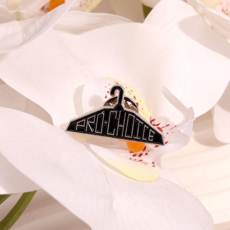 Unique Hanger Black Design Metal Brooch Pin Featuring Cute Cartoon Characters For Trendy Fashion