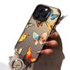 Dreamy Butterfly Shadow Phone Case for iPhone 17 Pro Max, 16, 15, 14, 13 - European American Style