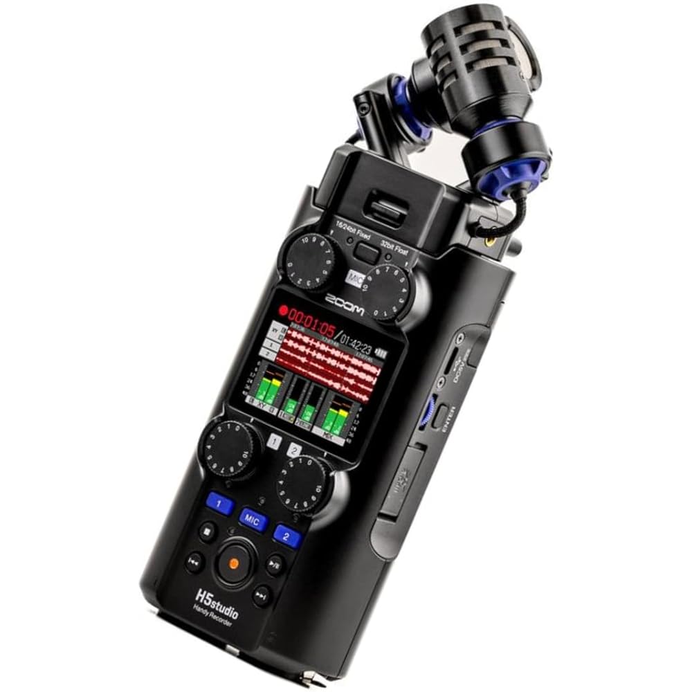 [DGP2025 Gold Award] ZOOM Zoom H5 Studio Handy Recorder, 32 Bit Float Recording Compatible, Music...