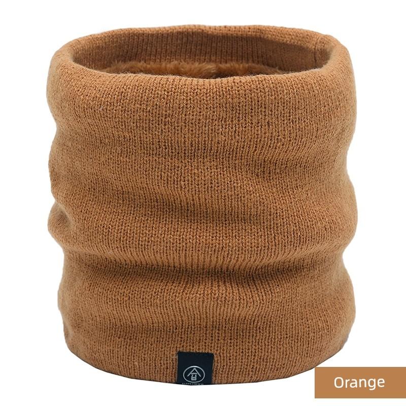Scarf Men's Autumn and Winter Pullover Women's Heattech Windproof Fleece Thickened Cervical Neck Scarf Mask Scarf Bandana