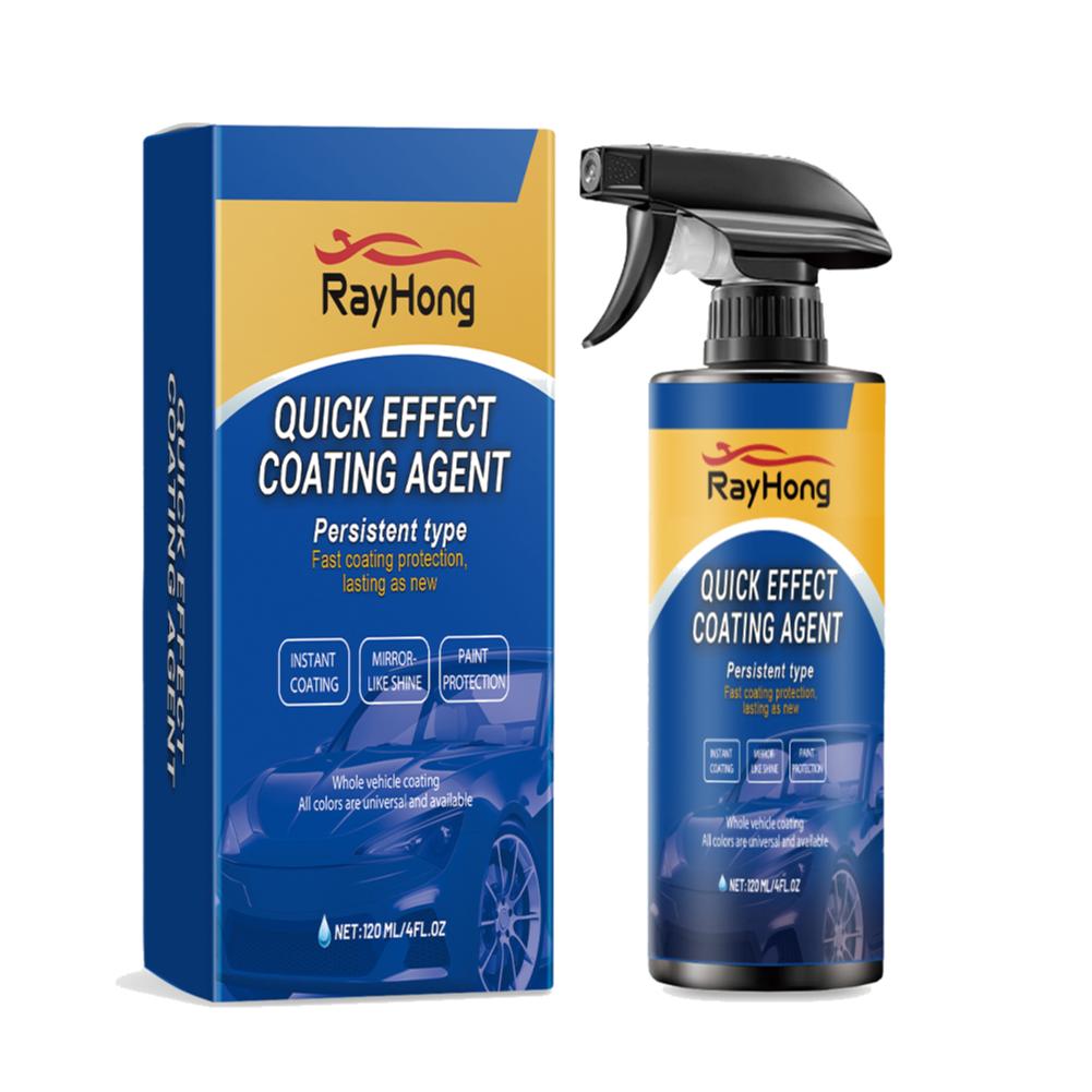 5-1pcs 120ml Car Coating Hydrophobic Protection Quick-Dry Car Polishing Maintenance Spray Water Repellent Spray Car Accessories