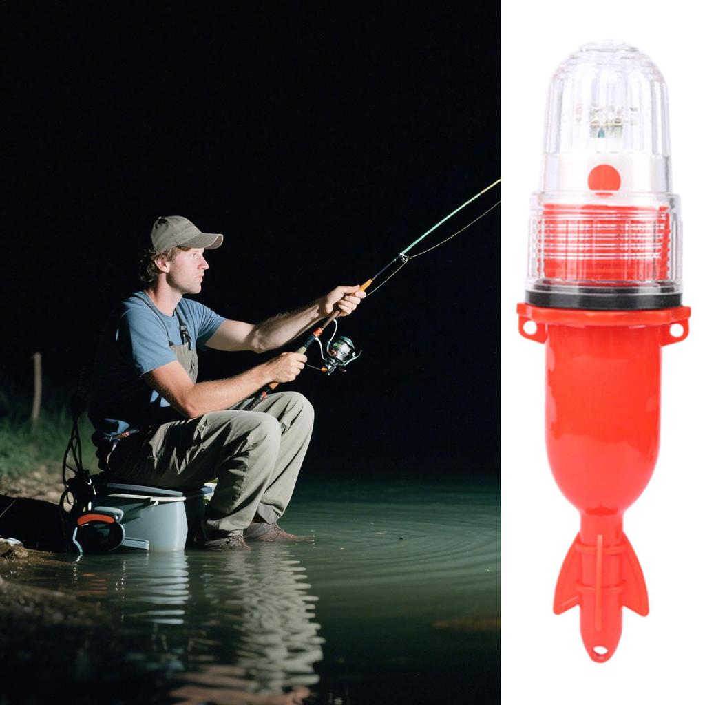 Fishing Strobe Lights Safety Beacon Light Glow Stick Replacement Waterproof Lamp Signal For Marine Buoys Boats Kayaking