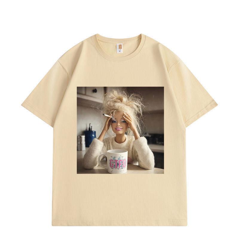 Funny Doll Face Meme Graphic T Shirts Men Women Clothing High Quality Fashion T-shirts Summer Loose Short Sleeve T-shirt