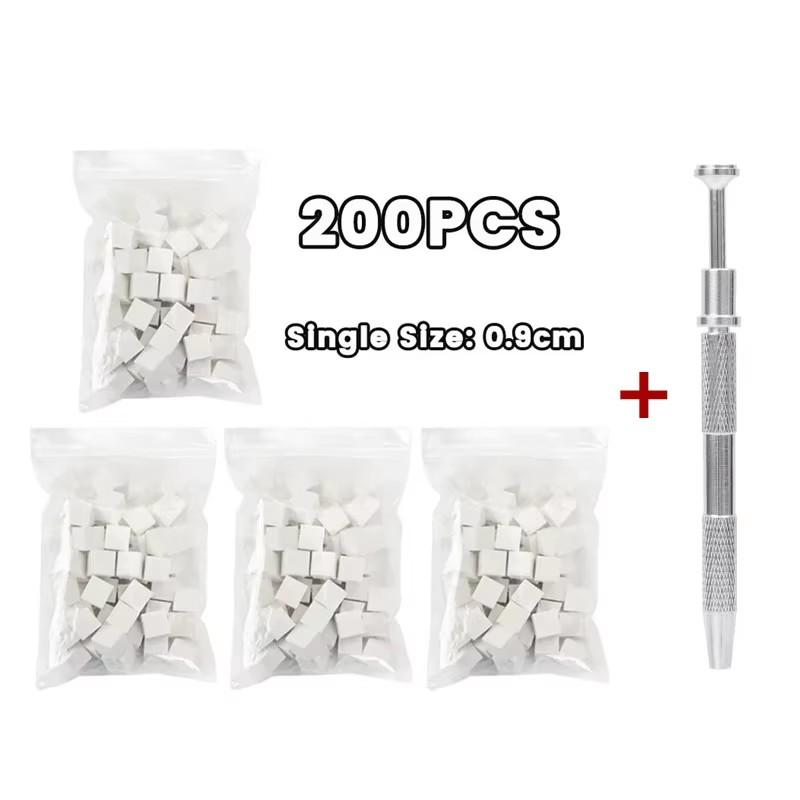 Quadratisches Nailart-Schwamm-Set Farbverlauf-Nagelpinsel Gel-Polish-Design Nagelschwamm Greifstift Maniküre-Zubehör