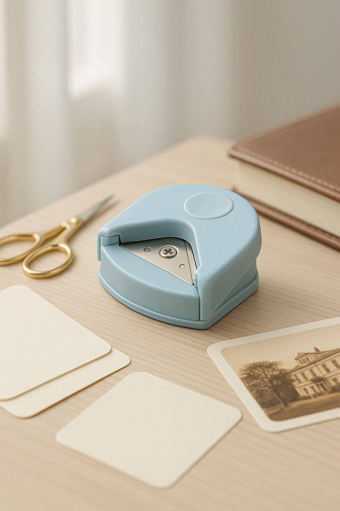 3 In 1 Corner Rounder Paper Photos Scrapbooks Metal Blade R-4 Fillet Corner Cutter