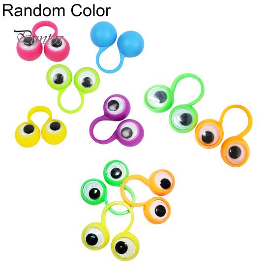 

10шт забавные большие глаза палец кольца куклы мультфильм глазные яблоки дети детские игрушки