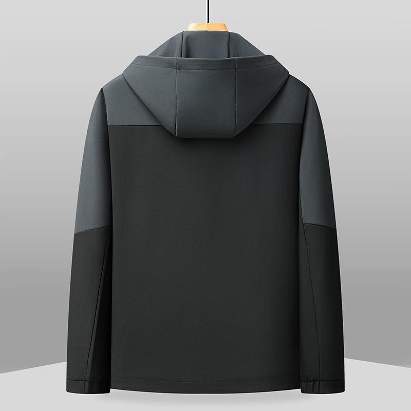 New removable hat fashion urban long-sleeved spring men's jacket spring and autumn dad jacket coat