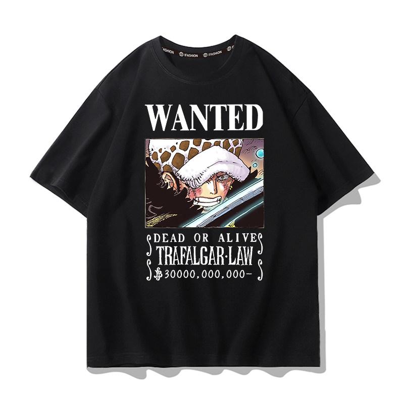 T-shirt Grafica One Piece Luffy ACE Anime Tee Uomo Moda Estiva 2026 Oversize Street Casual Y2K Top Abbigliamento Streetwear