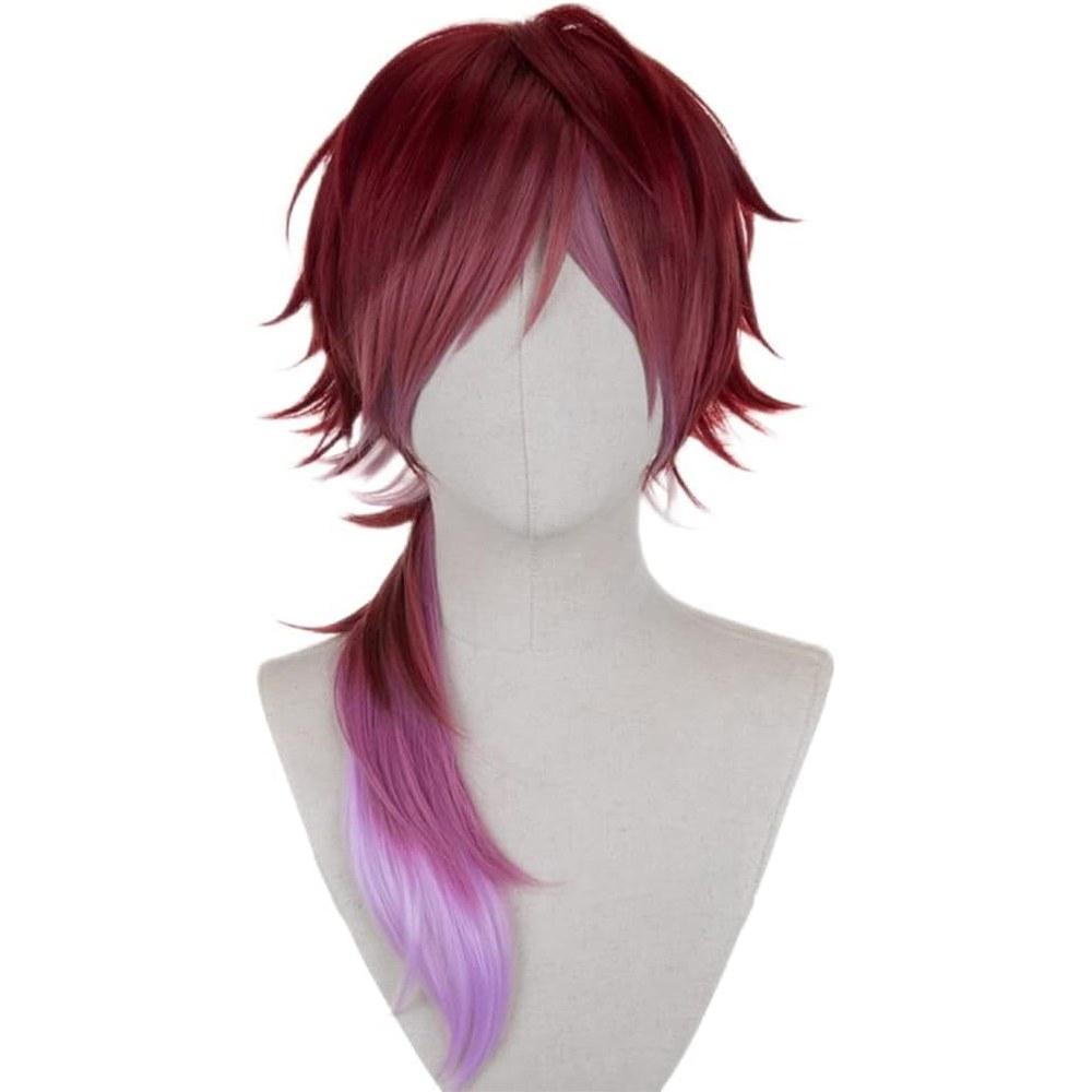 

TTYAO REII Lauren Iroas Cosplay Wig Heat-Resistant Hair Costume Accessories Disguise Halloween Christmas Festival with Net