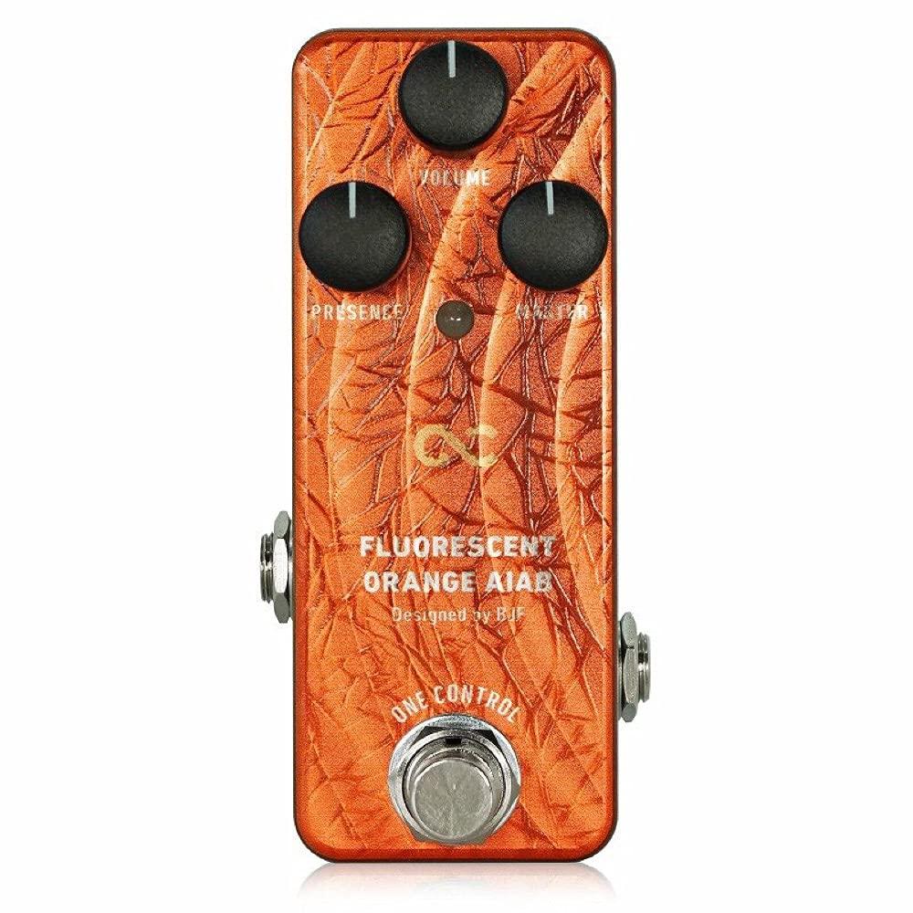 

One Control FLUORESCENT ORANGE AIAB Overdrive Guitar Effector