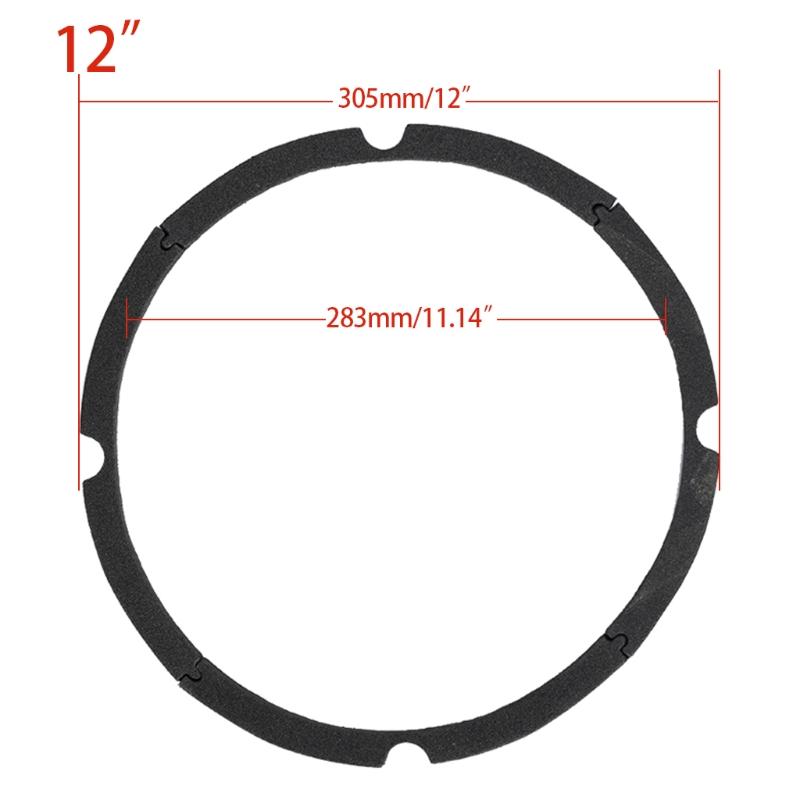 Rubber Ring Speaker Cloth Edge Repair Parts Speaker Surround Rubber Replacement Parts for Speaker Repair or DIY
