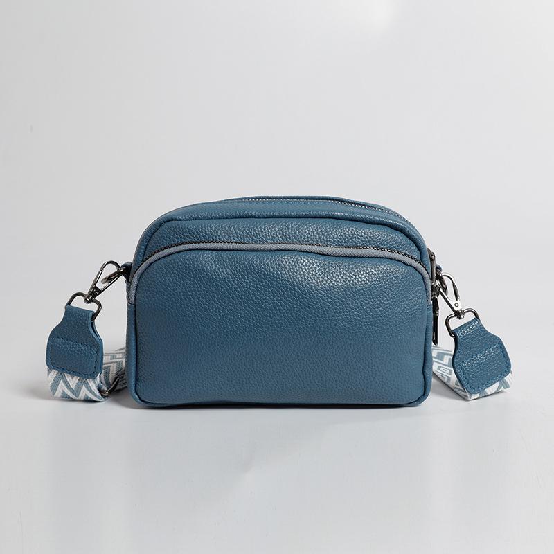 Hot-selling women's bags new simple and fashionable single shoulder crossbody small square bag wide shoulder strap casual bag bags