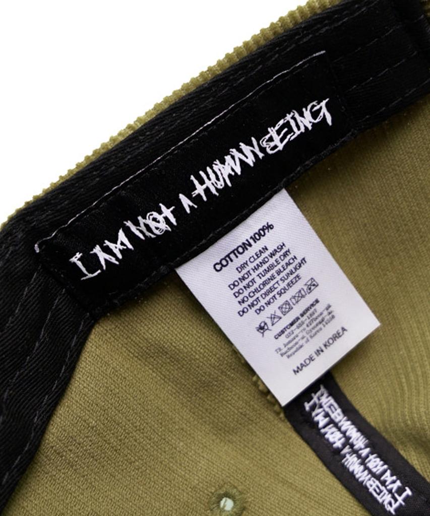 Aimnaseohyumeonbiing Basic Logo Corduroy Cap - Khaki