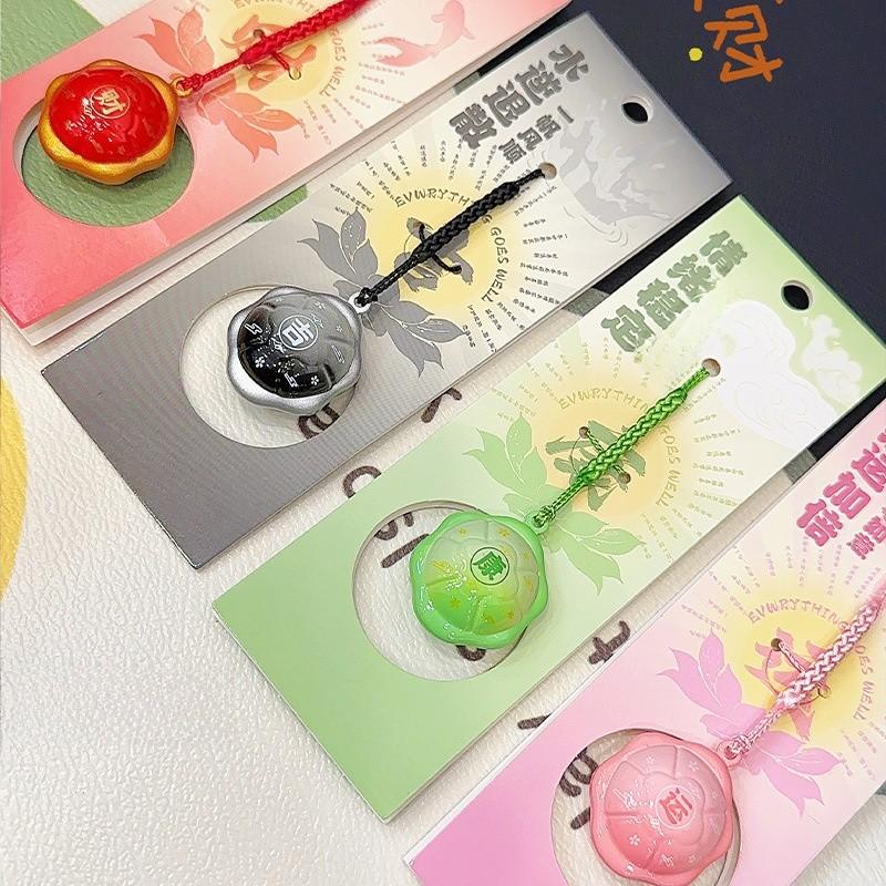 Little Cute Jinnew Turtle Shell Water Sound  Bell Mobile Phone Pendant Backpack
