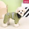 Fashion Winter Dog Warm Clothes Windproof Padded Down Dog Hiking Jacket Adjustable Pet Clothes Puppy