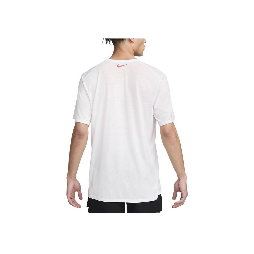 Nike Dri-Fit Rise 365 Run Energy Anime Print Logo Casual Quick-Dry Running Crew Neck Short Sleeve T-Shirt Men Tops Summit-White FN3997-121