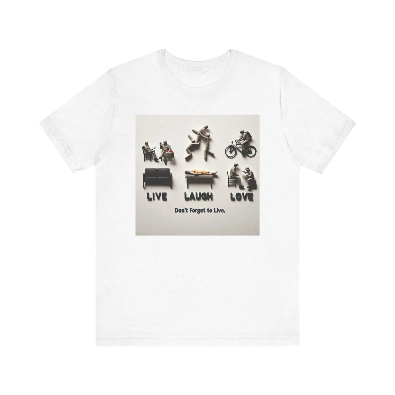 Live Laugh Love Tee - Unisex Jersey Short Sleeve Children s Children s T  Children s T-shirt, Gift for [...] 110