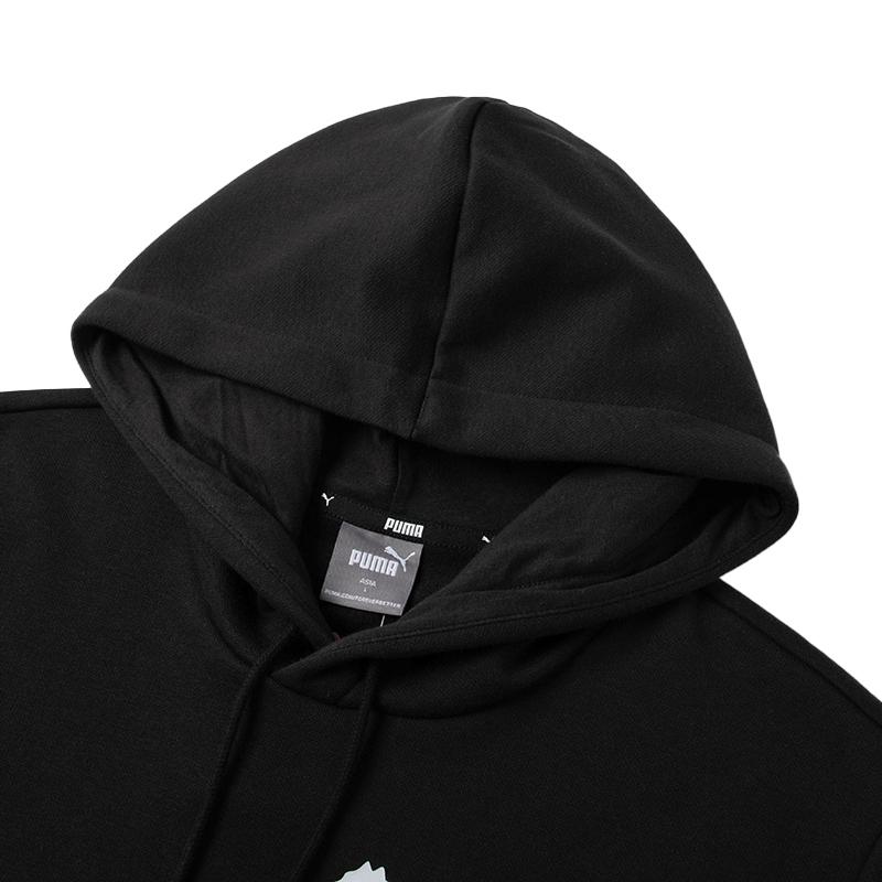 Puma Letter Print Outdoor Sports Hoodie Men Hoodies Black 682723-01