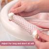 Baby-Badetuch-Stand Netz Rosa, Weiches Airnetz, 7,5x35x66cm