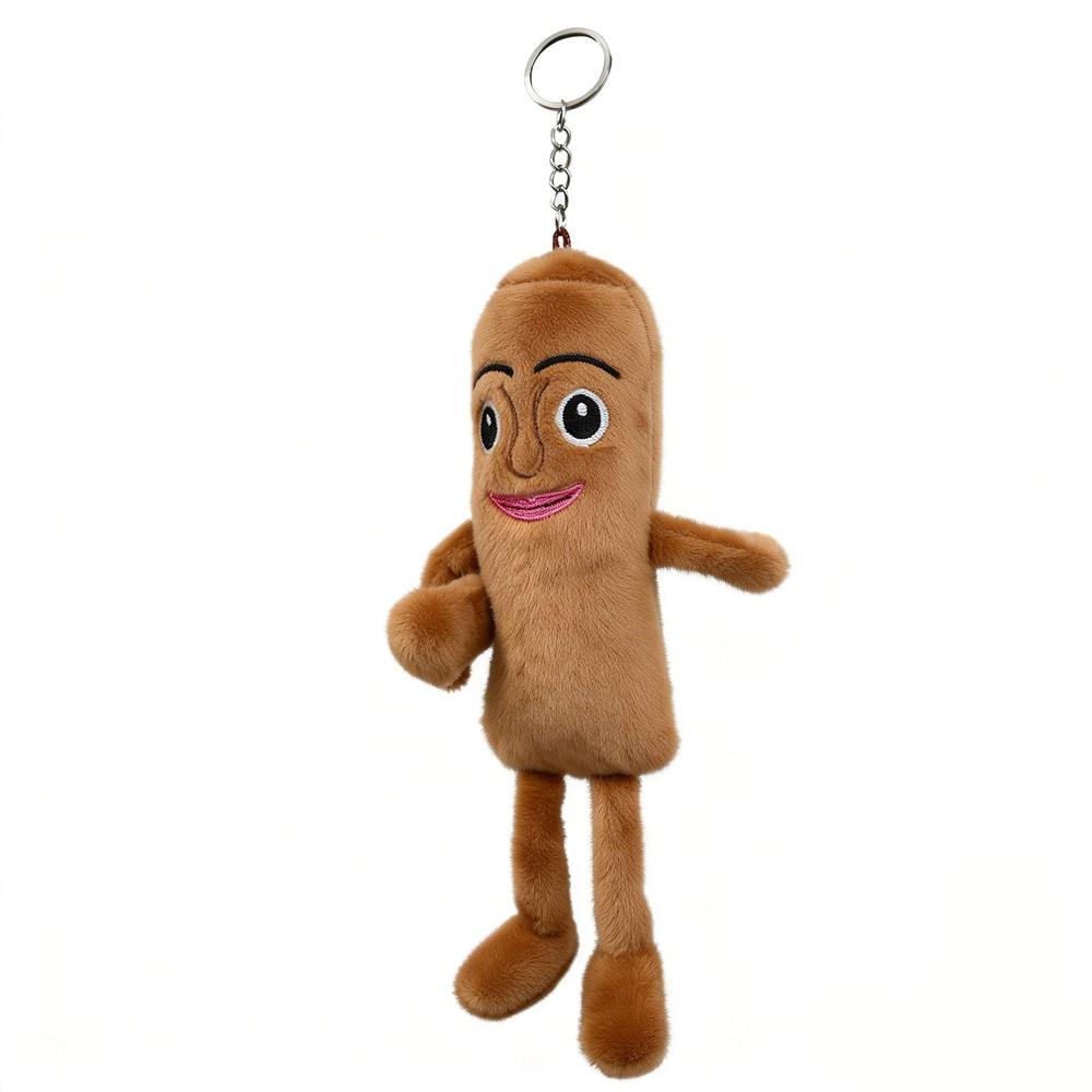 16-18cm Italian Brainrot Plush Keychains Doll Keyring Stuffed Peluche Toy Tralalelo Tralala Tung Tung Tung Sahur Gift