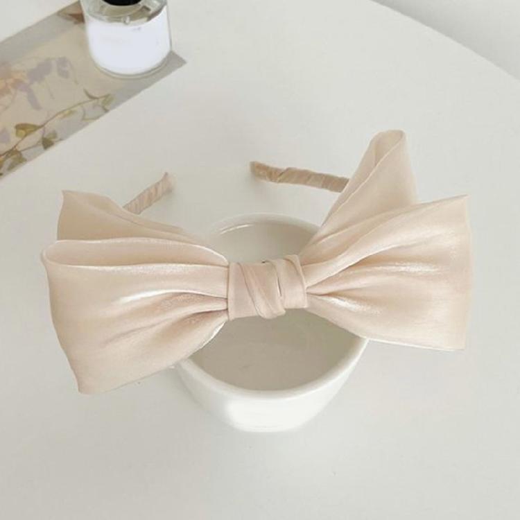 Tulle Bows Hairband Fascinator Hairhoop Formal Hair Styling Accessory for Women