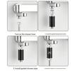 Intelligent Temperature Measurement LED Bath Thermostat Real-time Water Display