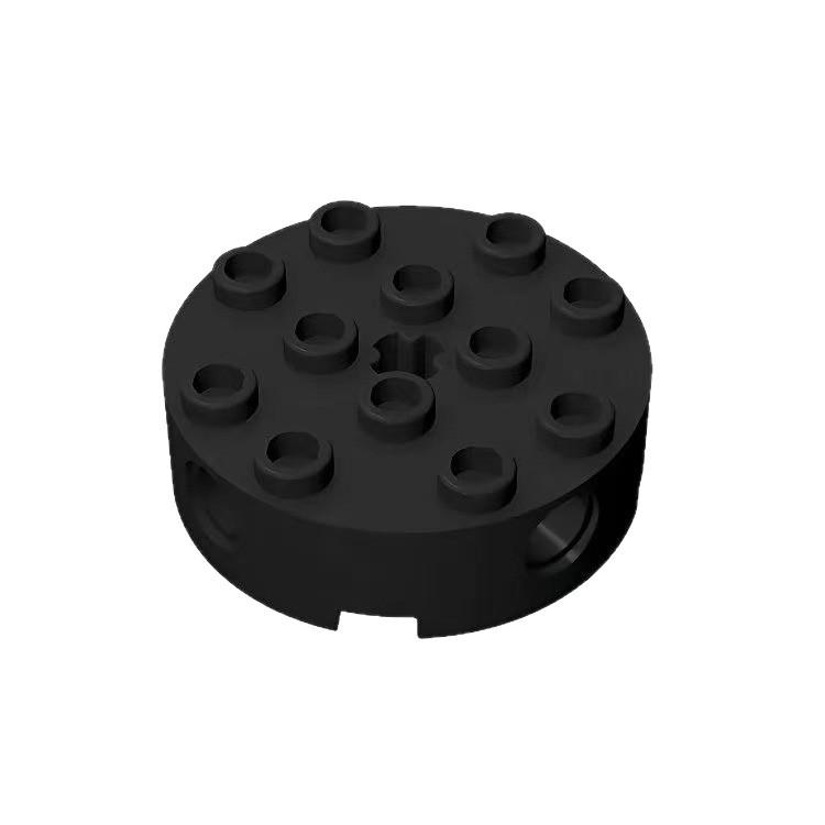 Compatible 6222 Axle Hole Cylinder Brick for Lego MOC, Small Particle Building Block