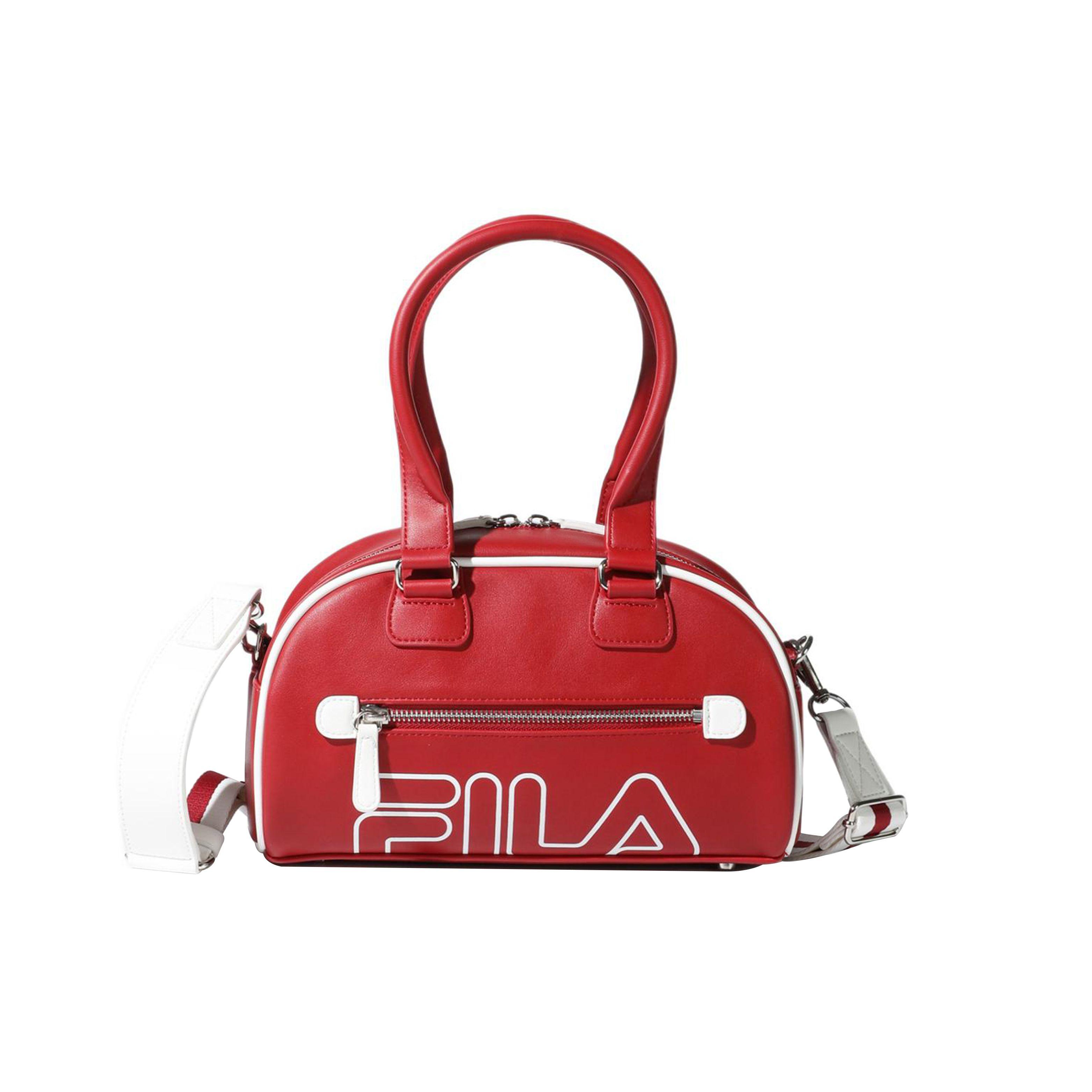 FILA Detachable Shoulder Strap Bowling Bag Unisex Shoulder Bag Red FS3BCF5312X-HRD Red