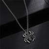 Spider Pendant Necklace Gothic Punk Jewelry Birthday Gift for Halloween & Daily Wear