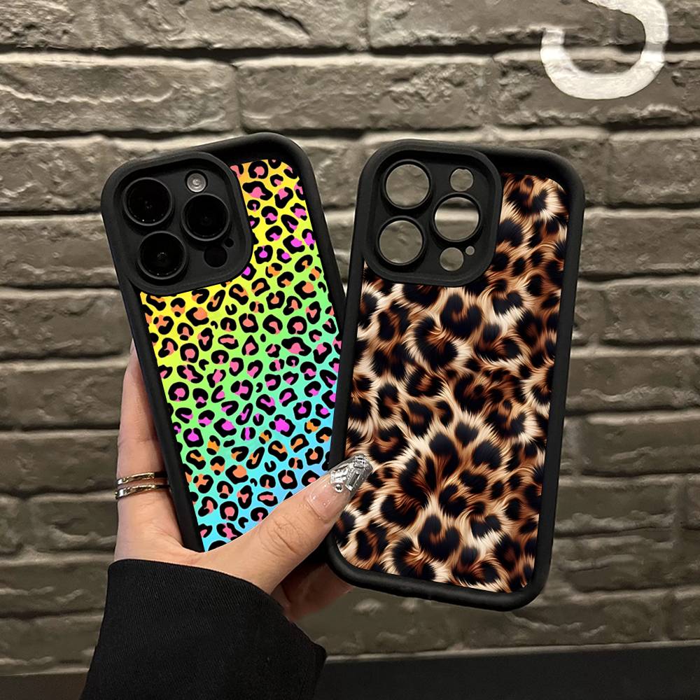 Classic Leopard Cheetah TPU Phone Cover For Iphone 17 16 15 14 13 12 11 Pro Max Plus Case Cover