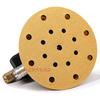 6-inch Yellow Flocking Sandpaper Disc for Polishing and Grinding (17 Pieces)