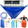 Bolsa para Kit de Limpeza de Mini Split com Pulverizador de Alta Pressão de 2L, Kit de Limpeza de Ar Condicionado com Lona de Limpeza de AC de PVC à Prova d'Água com HVAC