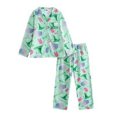 Mädchen Charakter Langarm Lang Pyjama Set