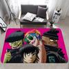 Virtual Band G-Gorillaz Floor Mat INS Style Soft Bedroom Floor House Laundry Room Mat Anti-skid Household Carpets