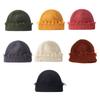 Trendy Ripped Knitted Hat Soft Unisex Streetwear Skull Hat Comfortable Winter for Street Fashion