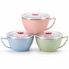 Solid Stainless Steel Noodle Bowl with Handle, Thermal Food Storage Bowl, Rice Bowl, Soup Bowl, Instant Noodle Bowl