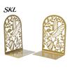 Non-slip Bookends 1 Pair Metal Hummingbird for Shelves, Decorative Heavy Duty Book Ends Stoppers Silhouette Office, Desk, Shelf, Non-Skid Holder