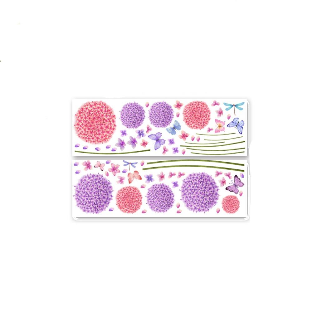 

2 sheets Beautiful Butterfly Wall Stickers Colorful Wallpaper Background Decor Decals Office 2 Sheets