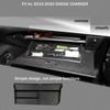 Matte Black inner Glove box ert ABS Organize storage tray for Dodge Charger