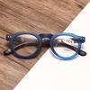 New style, niche style, Japanese retro small round frame reading glasses, classic simple and popular